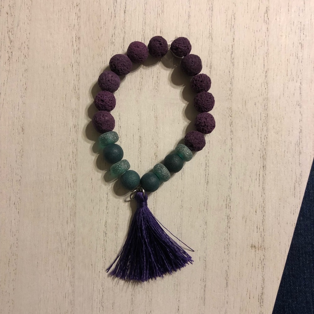 Purple lava bracelet